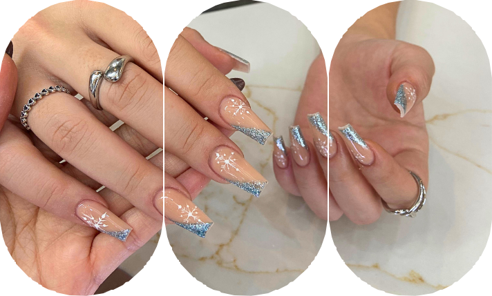 Professional nail technician working on client at Nail Kitchen