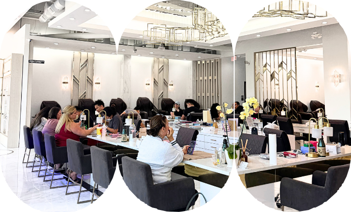 Relaxing spa environment at Nail Kitchen in Raleigh NC